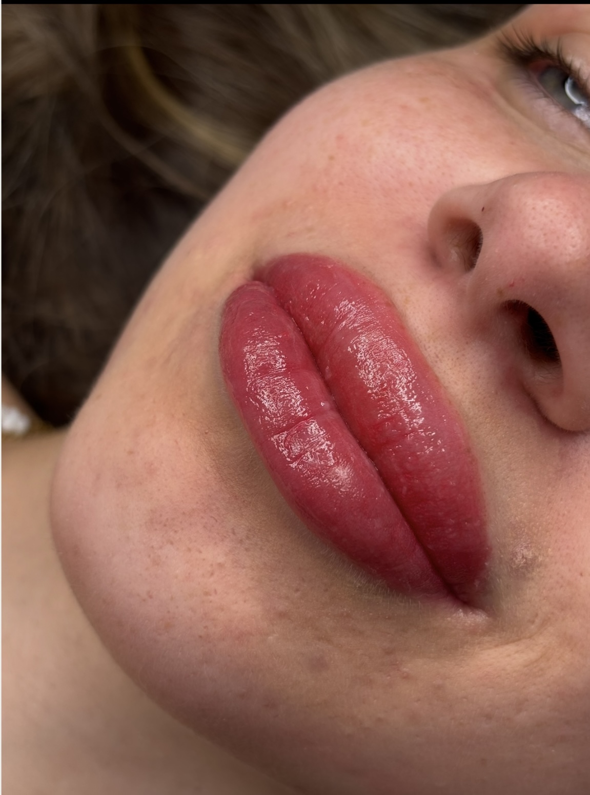 Lip blush before and after — Beauty by Lady D, Nicosia