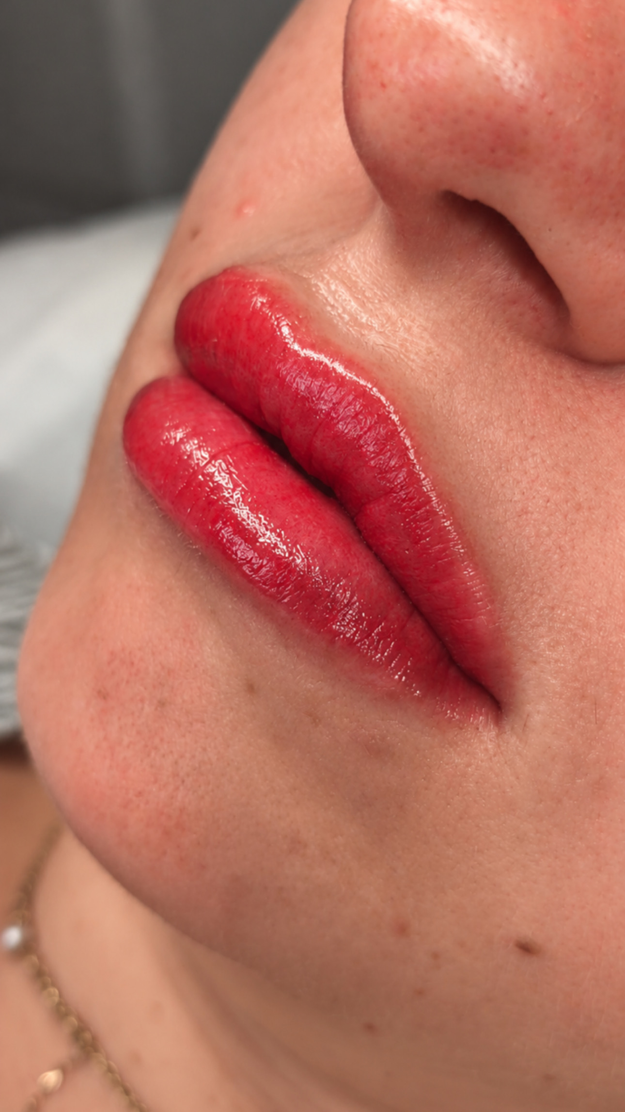 Lip blush result